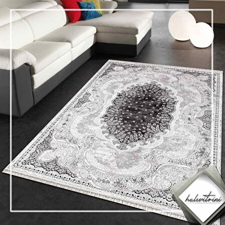 Merinos Salon Halısı Klasik 200x290 Rodin 19777 095 Gri