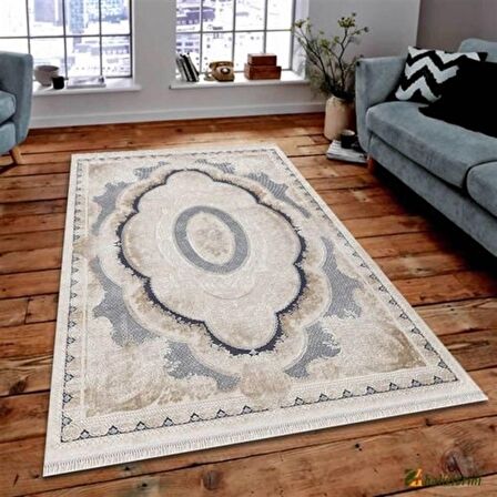 Merinos Yolluk Halısı Klasik 100x200 Rodin 19774 035 Mavi