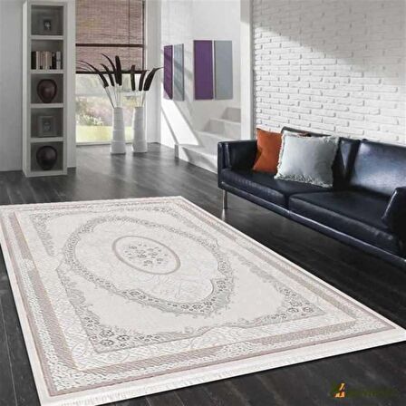 Efsane Oda Halısı Klasik 150X233 Moonlight ML001630 Krem