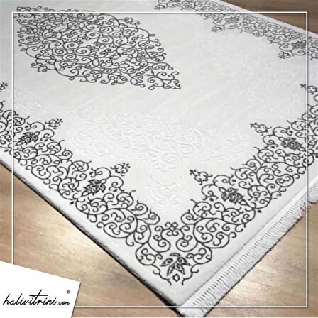 Dinarsu Oda Halısı Klasik 125x200 Gold GD001 695 Gri