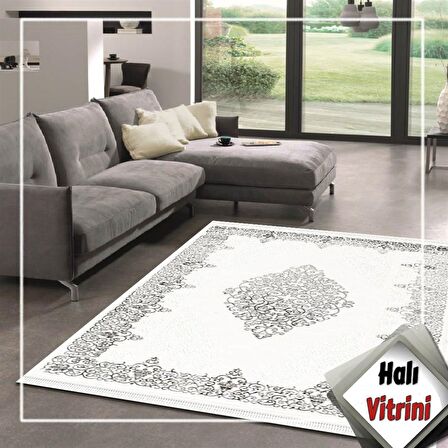 Dinarsu Oda Halısı Klasik 125x200 Gold GD001 695 Gri