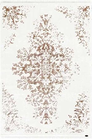 Dinarsu Oval Halısı Klasik 80x150 Gold GD006 660 Krem