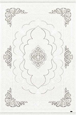 Dinarsu Oval Oda Halısı Klasik 80x150 Gold GD004 695 Krem