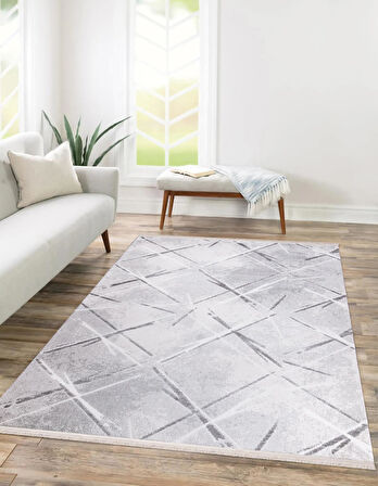 İpek Halı Özel Ölçü Oda Halısı 120x600 Lapena 11558 Krem