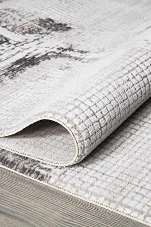 İpek Halı Özel Ölçü Oda Halısı 120x550 Gordion 16102 Gri