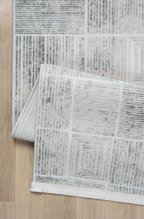 Kreasyon Halı Kişiye Özel Ölçü Yolluk Halısı 80x250 Kadifem KD005 Gri
