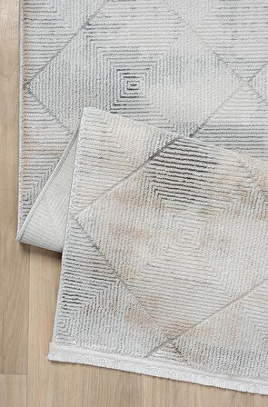 Kreasyon Halı Kişiye Özel Ölçü Yolluk Halısı 80x250 Kadifem KD004 Gri
