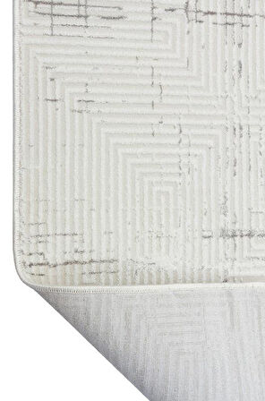 Kreasyon Halı Kişiye Özel Ölçü Yolluk Halısı 80x250 Kadifem KD010 Krem