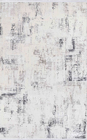 İpek Halı Özel Ölçü Oda Halısı 120x350 Sihir 17354 Gri