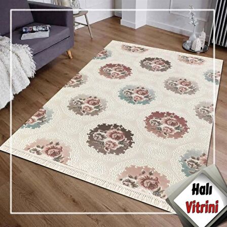 Dinarsu Oda Halısı Modern 125x200 Viyana VY003 060 Krem