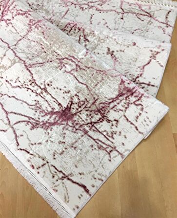 Efsane Salon Halısı Modern 170X250 Vento VE005655 Pembe