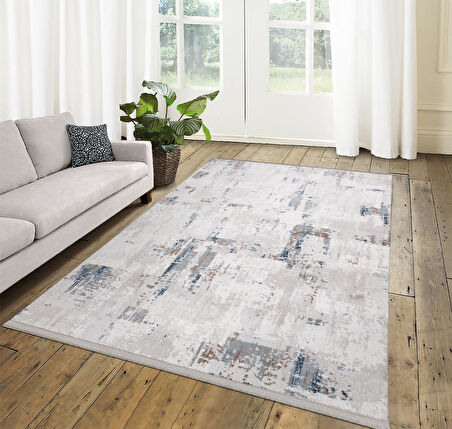 İpek Halı Kişiye Özel Ölçü Salon Halısı 200x350 Filiya 11250 Krem