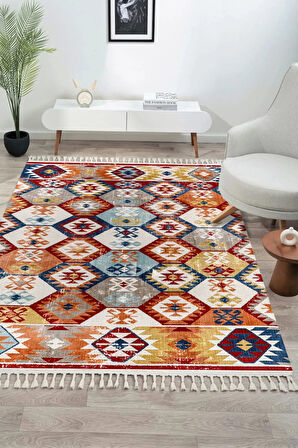 Kreasyon Halı Yolluk Halısı 80x150 Antique AN002 Çok Renkli
