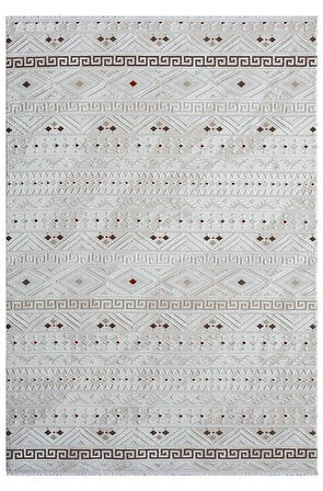Kreasyon Halı Kişiye Özel Ölçü Yolluk Halısı 100x150 Mexx MX004 Bej
