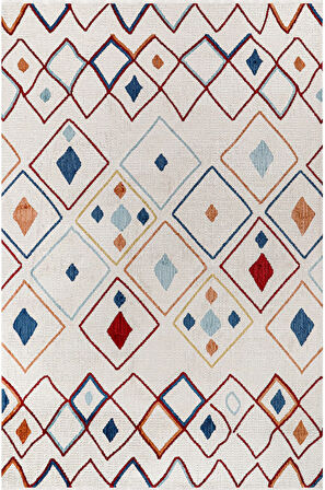 Kreasyon Halı Yolluk Halısı 80x150 Colorium CN009 Çok Renkli