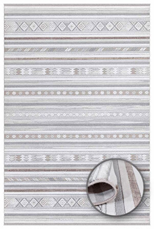 İpek Halı Oda Halısı 120x180 Dalida 3208A Gri