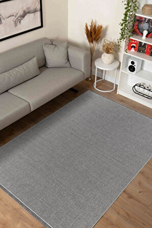 Kreasyon Halı Kişiye Özel Ölçü Yolluk Halısı 80x200 Ecoloop EC002 Gri