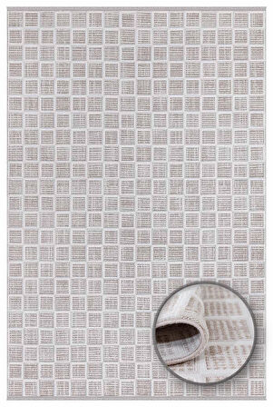 İpek Halı Kişiye Özel Ölçü Yolluk Halısı 100x350 Dalida 3201A Bej