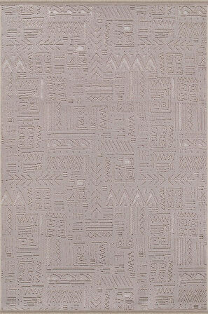 Kreasyon Halı Kişiye Özel Ölçü Yolluk Halısı 100x200 Loopo LP002 Bej