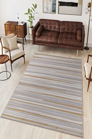 Kreasyon Halı Kişiye Özel Ölçü Oda Halısı 120x250 Loopo LP003 Krem