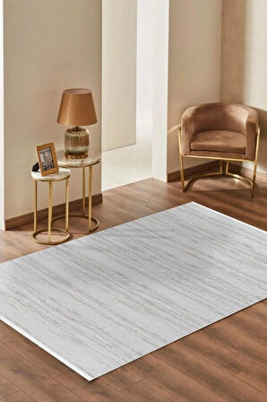 Kreasyon Halı Kişiye Özel Ölçü Yolluk Halısı 100x200 Nevv NV003 Beyaz