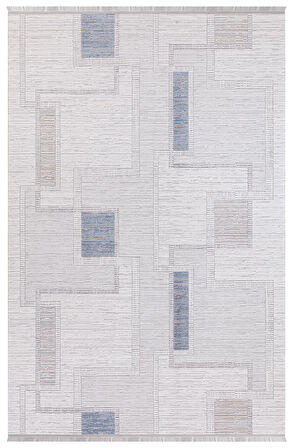 İpek Halı Salon Halısı 200x300 Safarin 7648A Mavi