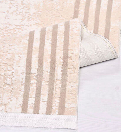 İpek Halı Kişiye Özel Ölçü Oda Halısı 120x180 Sardes 6135A Bej