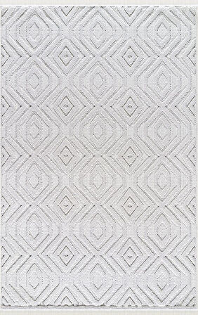Merinos Halı Kişiye Özel Ölçü Yolluk Halısı 100x450 Garden 61577 060 Krem