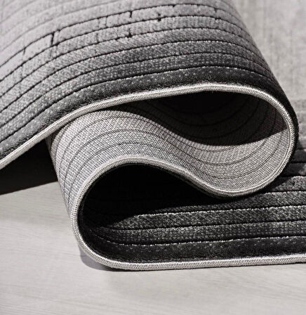 İpek Halı Kişiye Özel Ölçü Oda Halısı 120x200 Roxanne 17257 Gri