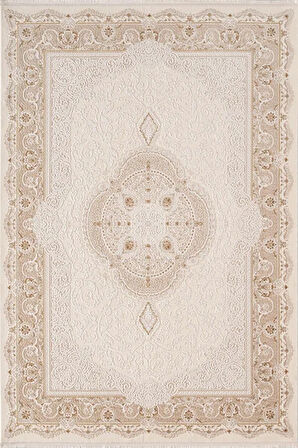 Saten Halı Crown Koleksiyonu CR001S Bej