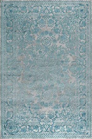 Hitit Salon Halısı Klasik 180x280 Lidya Lüx 4471 Mavi