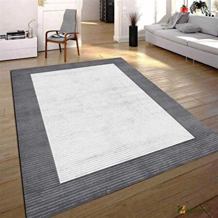 Hitit Salon Halısı Modern 180x280 Lidya Lüx 4495 Gri
