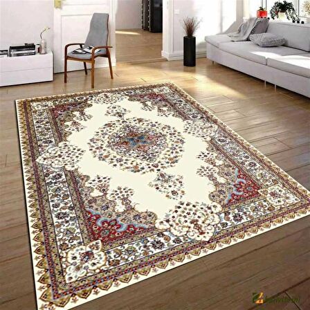 Hitit Yolluk Halısı Klasik 80x140 Lidya Lüx 4169 Krem