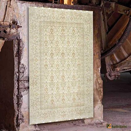 Hitit Yolluk Halısı Modern 80x140 Lidya Lüx 4176 Krem