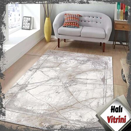 Dinarsu Salon Halısı Modern 200x290 Cobalt 31865 070 Gri