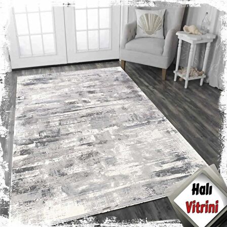 Dinarsu Salon Halısı Modern 200x290 Cobalt 31869 030 Gri