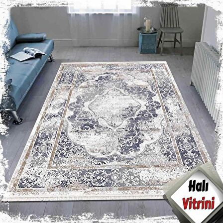Dinarsu Salon Halısı Klasik 200x290 Arora 31889 035 Mavi