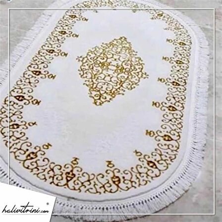 Dinarsu Halı Oval Halısı 80x150 Gold GD001 060 Altın