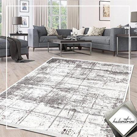 Dinarsu Yolluk Halısı Modern 80x150 Gold GD016 095 Gri