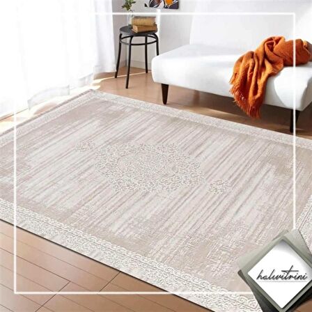 Merinos Yolluk Halısı Klasik 100x200 Rodin 19770 60 Vizon
