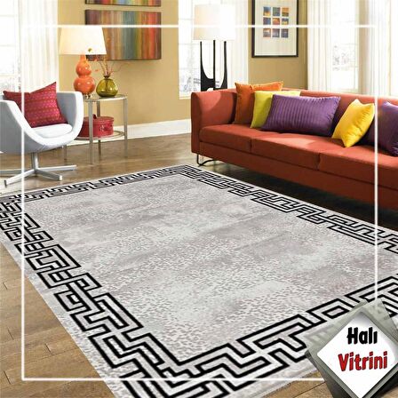 Dinarsu Yolluk Halısı Modern 80x150 Electra 34219 090 Siyah