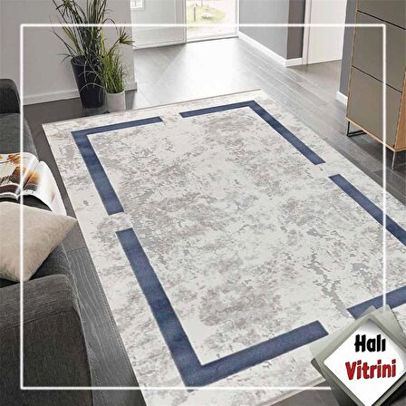 Dinarsu Yolluk Halısı Modern 80x150 Electra 34218 030 Mavi