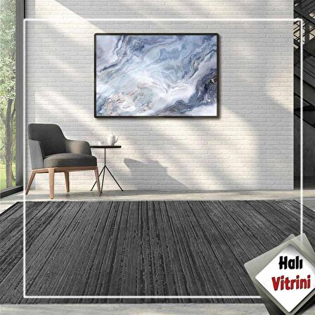 Dinarsu Salon Halısı Modern 200x290 Sierra 34670 900 Antrasit
