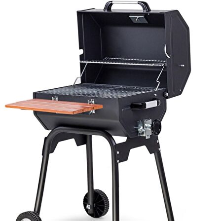 Guruss CG-050 Kömürlü Barbekü Mangal + Önlük + Kılıf Siyah