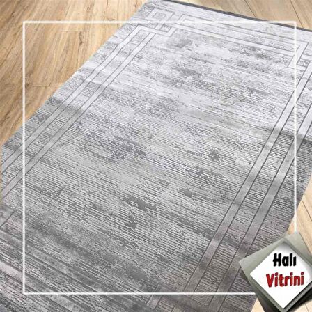 Merinos Salon Halısı Modern 200x290 Bamboo Lavi 34666 095 Gri