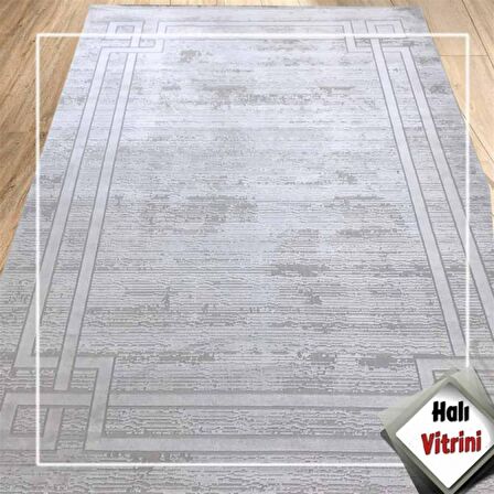 Merinos Salon Halısı Modern 200x290 Bamboo Lavi 34666 095 Gri