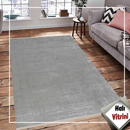 Merinos Salon Halısı Modern 200x290 Bamboo Lavi 34666 095 Gri