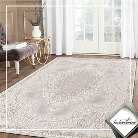 Merinos Salon Halısı Klasik 200x290 Rodin 19777 060 Vizon