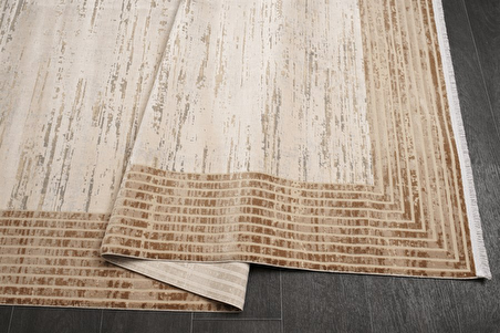 Kreasyon Salon Halısı Modern 200x290 Biblos 9317 Vizon