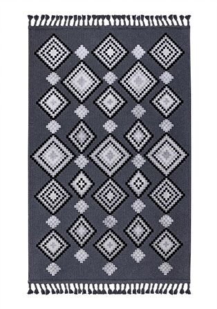 Kreasyon Yolluk Halısı Vintage/Retro 100x200 Rönesans 9239 Gri